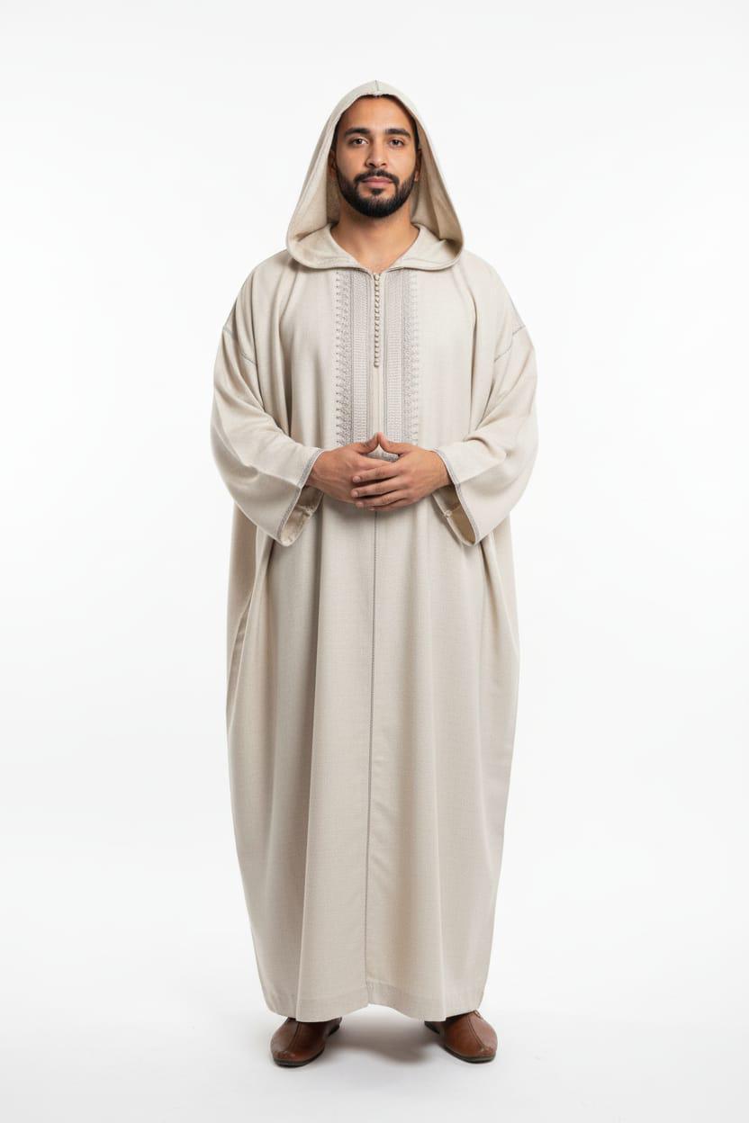 The Hooded Thobe Moroccan Djellabas
