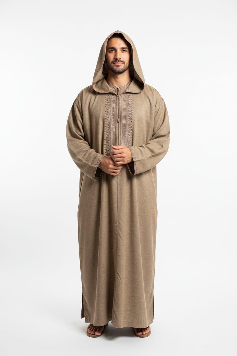 The Hooded Thobe Moroccan Djellabas